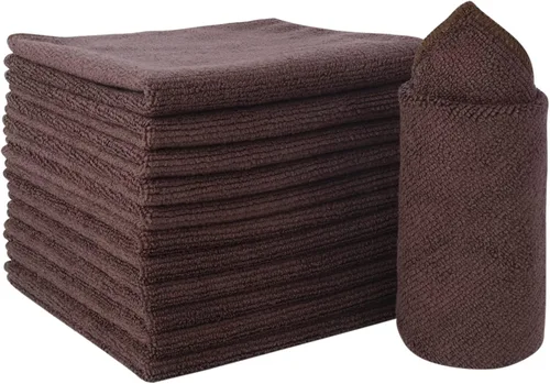 Miniatura 8 de Repasador Sinland Absorbent Microfiber Dish Cloth Kitchen Streak Free Cleaning Cloth Dish Rags Lens Cloths 12 pulgadas x 12 pulgadas Pack de 12
