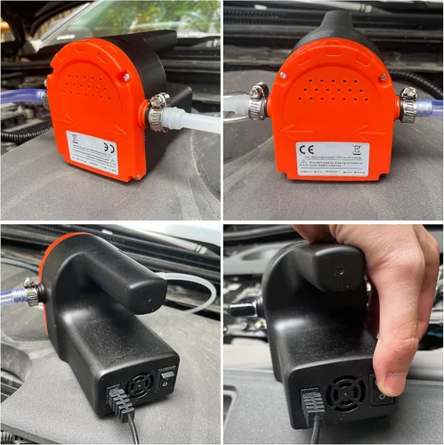 Miniatura 6 de PLUMIA 12V 100W Bomba Extractora de Cambio de Aceite, Bomba de Extracción de Aceite/Diésel Mejorada de Succión de Recuperación y Transferencia