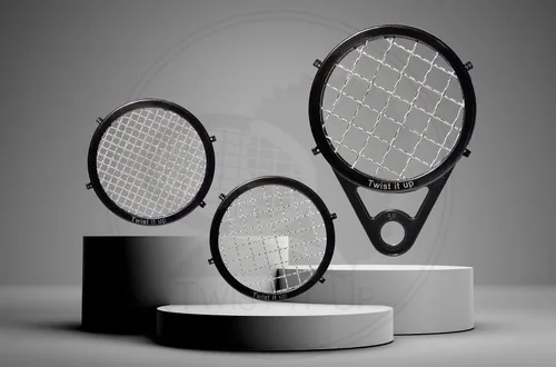 Miniatura 4 de Twist Up Comb 4.0 Diseño modular – Alternativa a las esponjas para el cabello, crea rizos y giros para hombres negros, estilo raqueta de tenis