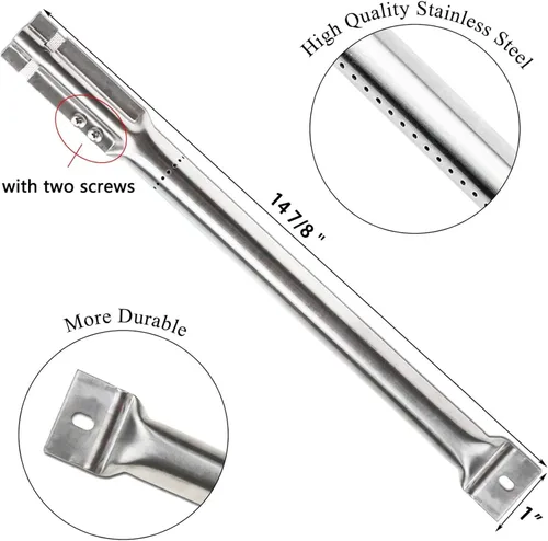 Miniatura 3 de Hisencn Kit de reparación para Master Forge 1010037, 1010048 modelos de parrilla de gas, quemadores de acero inoxidable, piezas de repuesto