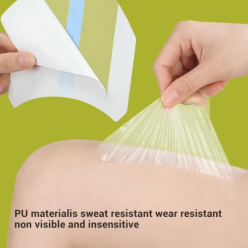 Miniatura 5 de 20 calcomanías antirozaduras en el interior del muslo, en forma de V, cintas invisibles transparentes para muslos, protección contra rozaduras