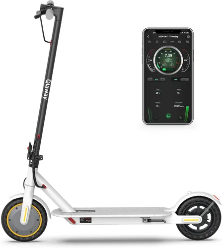 Miniatura 14 de Qlaway Electric Scooter for Adults, 350W/500W Motor, Up to 22 Miles Long Range, 8.5" /10" Solid Tires, 265 lbs Load Capacity, Foldable Commuting
