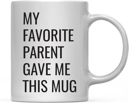 Miniatura 21 de Andaz Press Taza de café divertida de 11 onzas, regalo de broma, My Favorite Aunt Gave Me This Cup, 1 paquete, sobrino sobrino, cumpleaños, Navidad