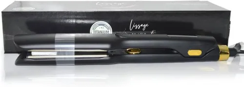Miniatura 2 de Plancha de pelo profesional de 1.5 pulgadas, plancha plana de titanio ajustable hasta 450 °F