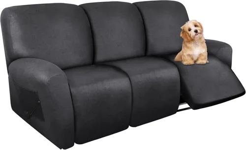 Miniatura 65 de molasofa Fundas de cuero para sillas reclinables, fundas para sillas reclinables grandes para silla reclinable, 4 piezas, fundas lavables que se