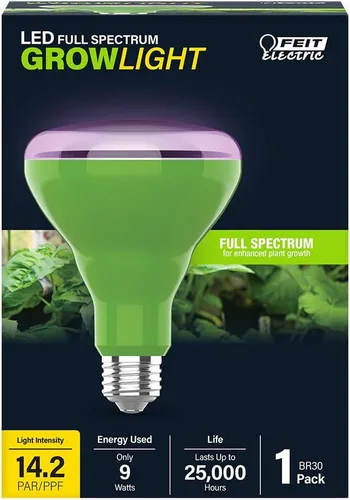 Miniatura 2 de Feit Electric - Bombilla LED de espectro completo BR30/GROW/LEDG2/BX equivalente a 65 W BR30 no regulable Hydro Grow