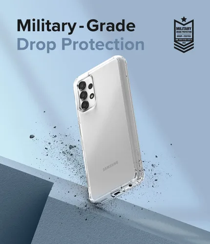 Miniatura 5 de Ringke Fusion - Funda compatible con Samsung Galaxy A13 (4G LTE), transparente, delgada, parte trasera dura, a prueba de golpes, de poliuretano