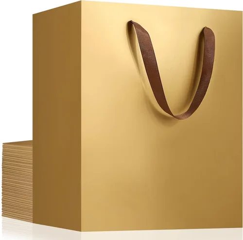 Miniatura 36 de EUSOAR Bolsas de papel de estraza grandes de 9.8 x 5.1 x 12.6 pulgadas a granel, bolsas resistentes para recuerdos de fiesta, cumpleaños, bodas
