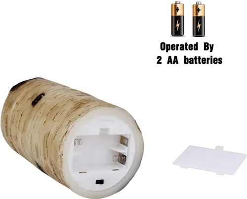 Miniatura 5 de Velas LED sin llama con pilas, con mecha 3D, control remoto de 10 teclas, temporizador de 24 horas, juego de 2 velas parpadeantes eléctricas, cera