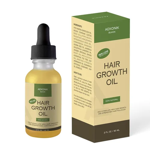 Aceite orgánico para el crecimiento del cabello – Fortalecimiento de folículos y nutrición del cuero cabelludo – Tratamiento natural para el
