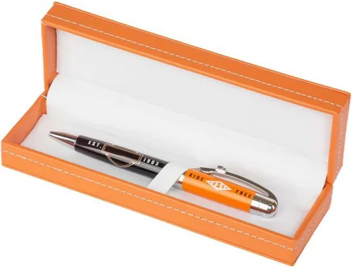 Miniatura 2 de Harley-Davidson Ride Free Black Ink Pen w/caja de regalo naranja - naranja HDL-20115