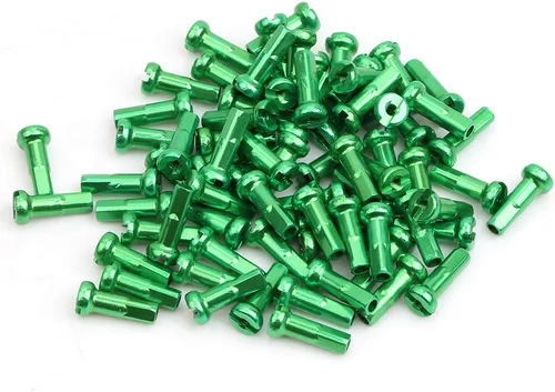 Miniatura 10 de Pezones de radios para bicicleta, pezones de radios de acero, tapa de radios de bicicleta de montaña para 14G, 40 unidades, 0.236 x 0.551 in