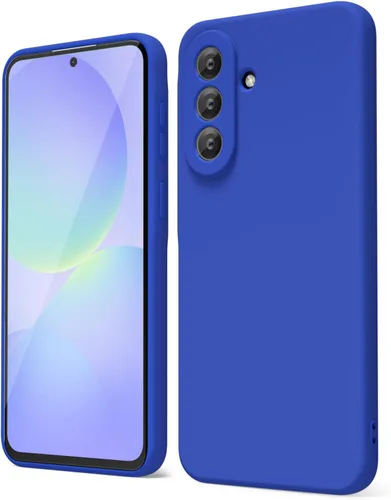 Miniatura 123 de oakxco Funda para teléfono Samsung Galaxy A12 con agarre de silicona líquida, linda delgada fina suave cubierta de gel de goma TPU lisa para mujeres
