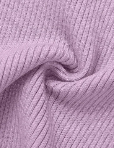 Miniatura 5 de ZESICA Camiseta de manga corta con cuello redondo y punto acanalado para mujer, ajustada, camiseta básica de verano 2023 de color sólido
