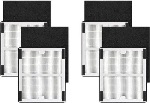 Nispira IAF-H-100B - Juego de filtros HEPA Carbon B de repuesto compatible con purificador de aire Idylis B AC-2125, AC-2126, IAP-10-125,