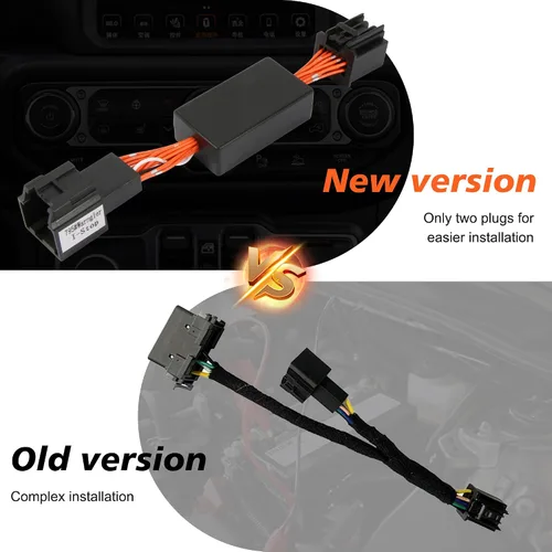 Miniatura 2 de VOFONO Eliminador de parada de arranque automático compatible con Jeep Wrangler JL JLU Gladiator 2018-2023, sistema de arranque de parada del motor