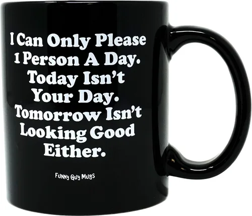 Miniatura 10 de Funny Guy Mugs Good Friends Are Like Stars Taza de café de cerámica – 11 oz – Taza de café divertida ideal para mujeres y hombres – Divertida taza