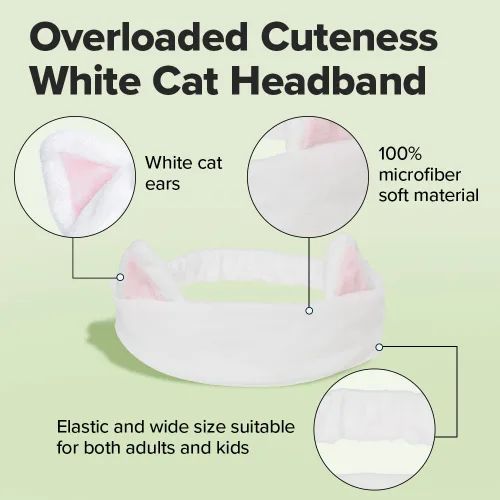 Miniatura 5 de I DEW CARE Diadema para Lavado Facial - Oso Marrón Diadema de Animal para Lavado de Cara y Cuidado de la Piel, Día de Spa, Suave y Esponjosa