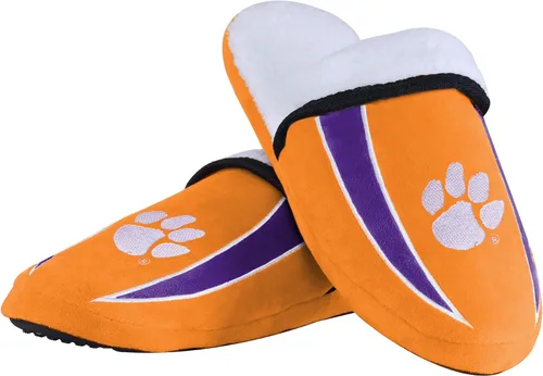 Miniatura 11 de FOCO mens NCAA College Team Logo Sherpa Moccasin Slippers