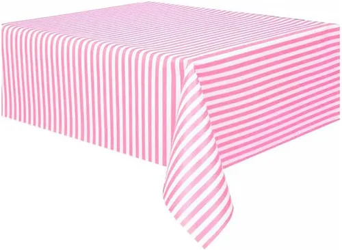 Miniatura 6 de Vpang - 2 manteles de plástico con estampado a rayas, mantel rectangular grueso, para cocina, picnic, boda, fiesta de cumpleaños, 54 x 108 pulgadas