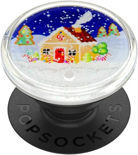 PopSockets - Agarre para teléfono con soporte expandible, agarre adhesivo - Tidepool Snowglobe Wonderland