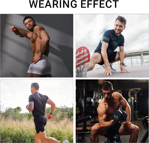 Miniatura 5 de Pantalones cortos de compresión para hombre, paquete de 3/4/5 pantalones cortos de elastano para correr, entrenamiento, deporte, rendimiento, ropa