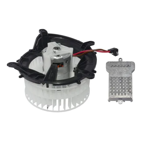 GELUOXI A/C - Motor de soplador de calefacción+resistencia 2208203142 2038214058 compatible con Mercedes-Benz Clase E (W210) Clase S (W220) May-bach