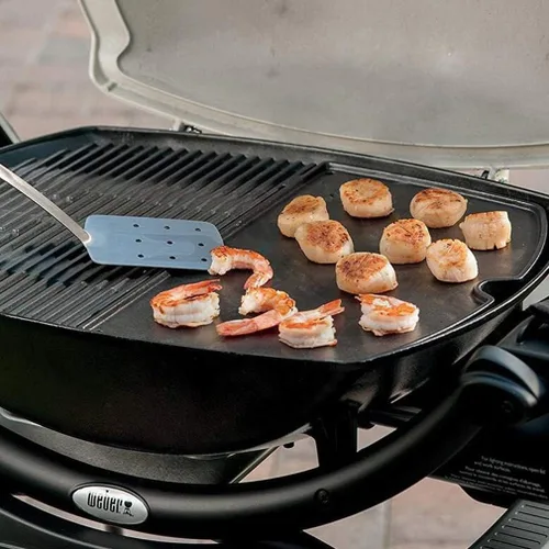 Miniatura 5 de Uniflasy 6558 Placa de Plancha de Hierro Fundido para Parrillas de Gas Weber Q1200 Q1000 Q120 Q100 Series, Piezas de Repuesto de Plancha de Cocina