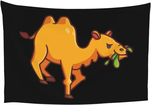 Miniatura 8 de LIFANGMI Camels Are Grazing Tapestry Wall Hanging 60x40 Inch Bedroom Living Room Dormitory Home Decoration Wall Tapestry