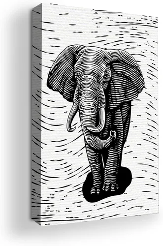 Miniatura 12 de Mavis Print - Lienzo decorativo para pared con diseño de conejo/conejo, 36 x 36 pulgadas, decoración de pared de animales impresos en HD y marco