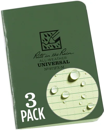 Miniatura 14 de JL Darling, 3 unidades de cuadernos pequeños YEL (TV25957), Negro