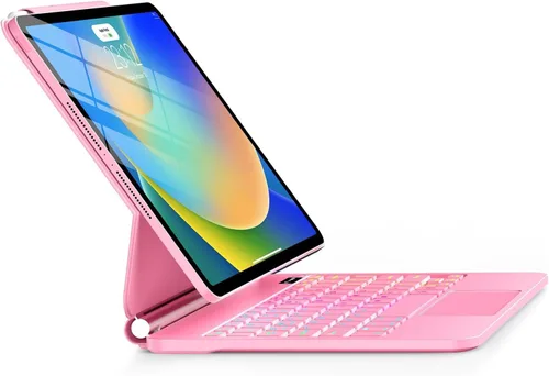 Miniatura 10 de Funda con teclado magnético mágico para iPad de 9ª generación con teclado para iPad 10.2 de 9ª/8ª/7ª generación y Air 3, Pro 10.5, trackpad