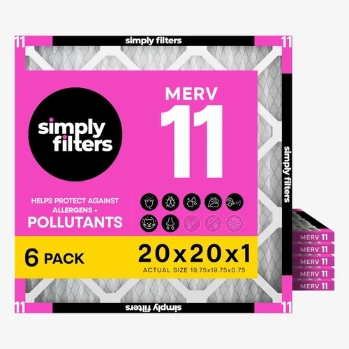 Miniatura 37 de Simply Filtro de aire de 10 x 10 x 1, Merv 11, MPR 1000, paquete de 6, para horno de aire acondicionado y HVAC