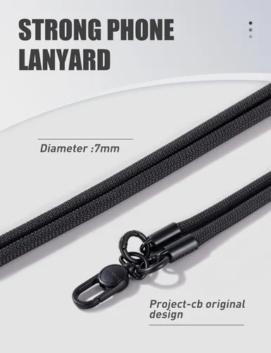 Miniatura 2 de 1 cordón para teléfono, 2 lengüetas para teléfono, cordones para teléfono celular alrededor del cuello, cordón de cuerda, correa universal ajustable