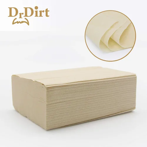 Miniatura 8 de DrDirt Toallas faciales de bambú de papel a granel, 36 paquetes de repuesto sin perfume, mini paquetes de viaje de 3 capas, 110 unidades, 110 hojas