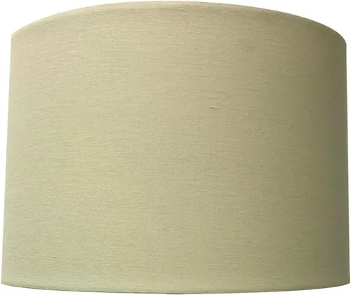 Miniatura 18 de Royal Designs, Inc. HB-641UT-9BG Pantalla de lámpara de tambor poco profundo con tapiz, Uno Fitter, 8 x 9 x 7, beige