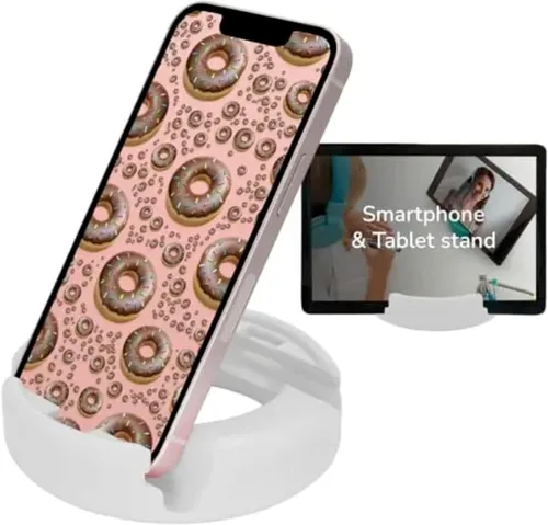 Miniatura 12 de GoDonut Soporte para teléfono original - Soporte para teléfono celular + organizador de escritorio para iPad - Compatible con tableta, iPhone