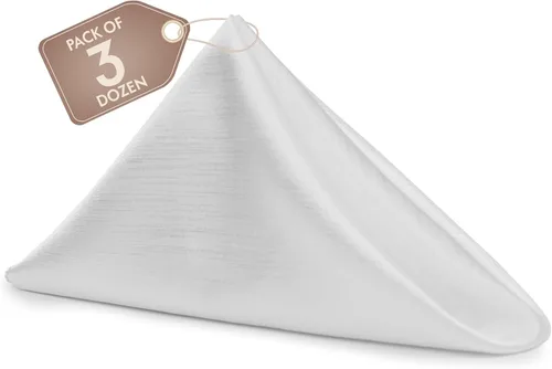 Miniatura 143 de Ultimate Textile -1 docena de servilletas reversibles Shantung Satin - Majestic - Servilletas de tela Majestic de 17 x 17 pulgadas, color marrón