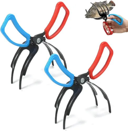 Miniatura 10 de FXOICMI Pinza de Pesca de 3 Garras, Alicates de Pesca de Metal, Herramienta de Agarre de Pesca Antideslizante, Pinzas de Pesca Multifuncionales