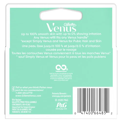 Miniatura 2 de Gillette, Venus - Cartuchos sensibles lisos, 4
