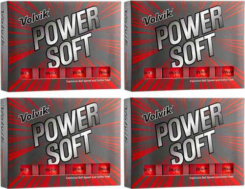 Miniatura 9 de Volvik Power Soft Explosive Ball Speed Golf Balls Set de regalo de 4 docenas