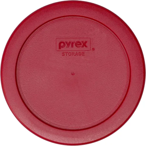 Pyrex 7201-PC Sangria - Tapa de repuesto de plástico para almacenamiento de alimentos, color rojo oscuro y burdeos, fabricada en los Estados Unidos
