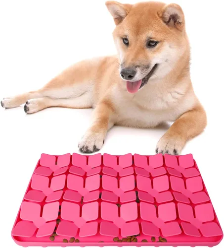 Miniatura 11 de Alfombrilla Olfateadora para Perros, Alfombrilla Interactiva de Silicona para Perros que No Lastima la Nariz del Perro para Entrenamiento de Olfato
