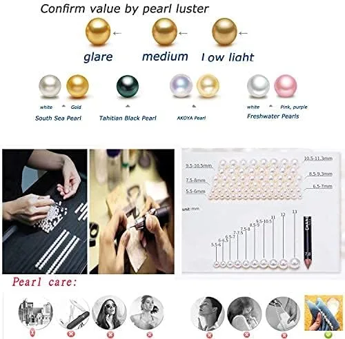 Miniatura 7 de Mothers Day Gifts for mom Women Wife Gifts Anniversary, Pearl necklaces, Birthday day gifts Christmas day gifts fine Jewelry gifts for women wife