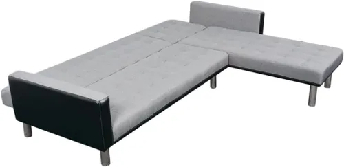 Miniatura 3 de Tela de sofá cama en forma de L, sofá club, sofá moderno, sofá VIP, sofá de vestíbulo, sofá cómodo, sofá de salón, sofá de balcón, sofá