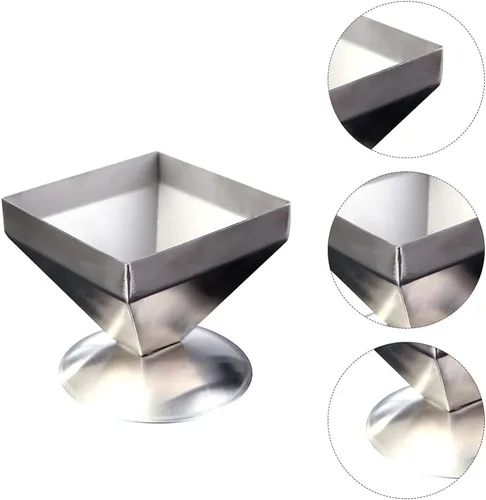 Miniatura 8 de DOITOOL Onigiri - Molde de acero inoxidable pirámide para tartas de carne, forma de triángulo, forma de relleno de alimentos, moldeador de arroz