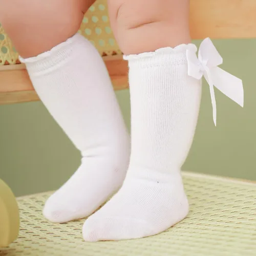 Miniatura 53 de DRESHOW BQUBO - Calcetines de punto para bebé, calcetines de algodón para niñas pequeñas