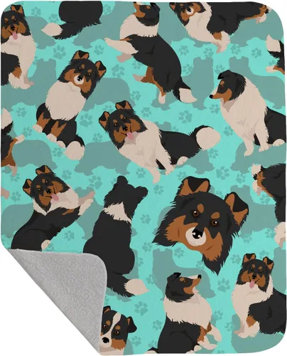 Miniatura 48 de Caroline's Treasures MLM1042LQB Airedale Terrier - Manta acolchada de 50 x 60 pulgadas, diseño de ilustraciones para cama, sofá, suave y ligera