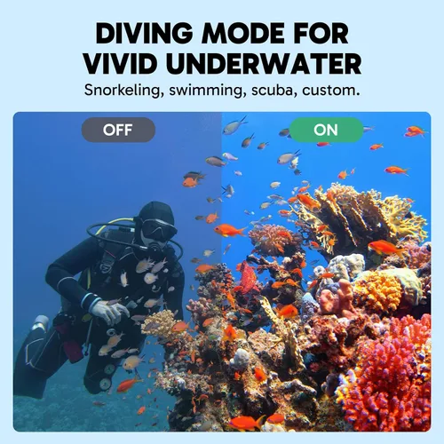 Miniatura 5 de Cámara de acción AKASO EK7000 Pro 4K con pantalla táctil EIS, ángulo de visión ajustable de 40m, cámara resistente al agua, cámara con mando a