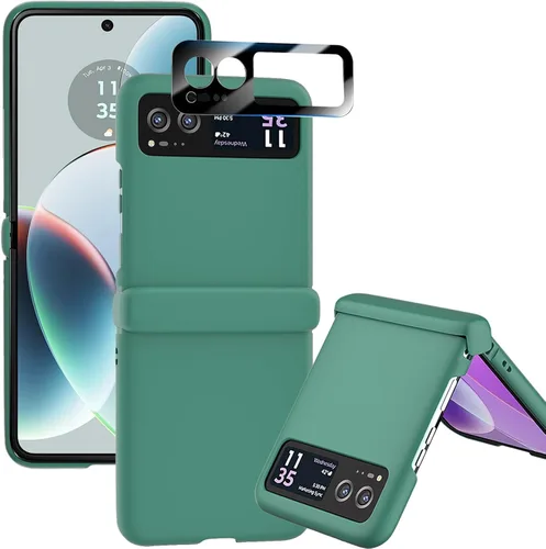 Miniatura 7 de Funda para Motorola Razr 2023 y protector de cámara trasera, funda delgada para teléfono con protector de bisagra, resistente a los arañazos, funda